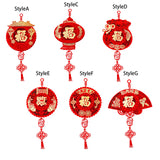 Maxbell Creative Spring Festival Decoration Chinese New Year Pendant Oriental Tassel StyleA