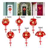 Maxbell Creative Spring Festival Decoration Chinese New Year Pendant Oriental Tassel StyleA