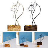 Maxbell Looking up Women Face Figures Statue Incense Burner Human Sculptures for Home Aureate