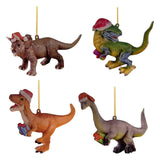 Maxbell Christmas Dinosaur Pendant Ornaments Hanging for Wall Party Decoration style A