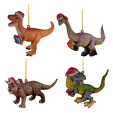 Maxbell Christmas Dinosaur Pendant Ornaments Hanging for Wall Party Decoration style A
