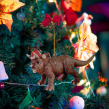 Maxbell Christmas Dinosaur Pendant Ornaments Hanging for Wall Party Decoration style A
