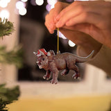 Maxbell Christmas Dinosaur Pendant Ornaments Hanging for Wall Party Decoration style A