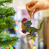 Maxbell Christmas Dinosaur Pendant Ornaments Hanging for Wall Party Decoration style B
