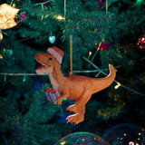 Maxbell Christmas Dinosaur Pendant Ornaments Hanging for Wall Party Decoration style C