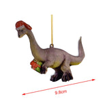 Maxbell Christmas Dinosaur Pendant Ornaments Hanging for Wall Party Decoration style D