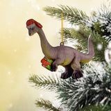 Maxbell Christmas Dinosaur Pendant Ornaments Hanging for Wall Party Decoration style D