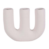 Maxbell Fashion Nordic Vase Modern Ceramic Table Decorative Gift Wedding Party Light Gray