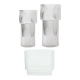 Maxbell Northern Europe Glass Vase Terrarium Craft Ornament for Centerpieces Office 20cmx18cm