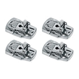 Maxbell 4x Toggle Hasp Latch Durable Retro Iron for Wooden Box Toolbox