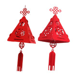 Maxbell Chinese Lantern Red Lantern 3D Lantern for Spring Festival New Year Decor Fu