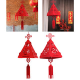 Maxbell Chinese Lantern Red Lantern 3D Lantern for Spring Festival New Year Decor Fu