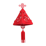 Maxbell Chinese Lantern Red Lantern 3D Lantern for Spring Festival New Year Decor Fu