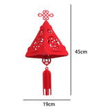 Maxbell Chinese Lantern Red Lantern 3D Lantern for Spring Festival New Year Decor Fu
