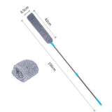 Maxbell Retractable Crevice Dust Cleaner with Long Handle for Furniture Bottom with 2 Cloths