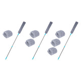 Maxbell Retractable Crevice Dust Cleaner with Long Handle for Furniture Bottom with 2 Cloths