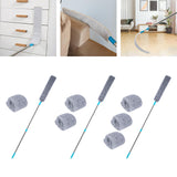 Maxbell Retractable Crevice Dust Cleaner with Long Handle for Furniture Bottom with 2 Cloths