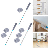 Maxbell Retractable Crevice Dust Cleaner with Long Handle for Furniture Bottom with 2 Cloths