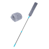 Maxbell Retractable Crevice Dust Cleaner with Long Handle for Furniture Bottom with 2 Cloths