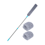 Maxbell Retractable Crevice Dust Cleaner with Long Handle for Furniture Bottom with 3 Cloths