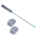 Maxbell Retractable Crevice Dust Cleaner with Long Handle for Furniture Bottom with 3 Cloths