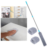 Maxbell Retractable Crevice Dust Cleaner with Long Handle for Furniture Bottom with 3 Cloths