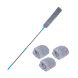 Maxbell Retractable Crevice Dust Cleaner with Long Handle for Furniture Bottom with 4 Cloths