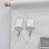 Maxbell Hanging Storage Organizer Bag with Hook Stocking Storage Pockets for Home Gray