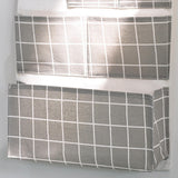 Maxbell Hanging Storage Organizer Bag with Hook Stocking Storage Pockets for Home Gray