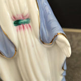 Maxbell Bedside Table Lamp Ceramic Virgin Mary Statue Dining Room LED Night Light