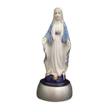 Maxbell Bedside Table Lamp Ceramic Virgin Mary Statue Dining Room LED Night Light