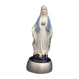Maxbell Bedside Table Lamp Ceramic Virgin Mary Statue Dining Room LED Night Light