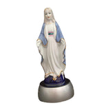 Maxbell Bedside Table Lamp Ceramic Virgin Mary Statue Dining Room LED Night Light