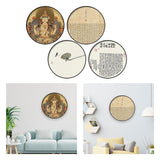 Maxbell Chinese Style Framed Canvas Wall Art Decor for Yoga Meditation Room Office StyleA