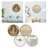 Maxbell Chinese Style Framed Canvas Wall Art Decor for Yoga Meditation Room Office StyleA