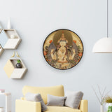 Maxbell Chinese Style Framed Canvas Wall Art Decor for Yoga Meditation Room Office StyleA