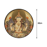 Maxbell Chinese Style Framed Canvas Wall Art Decor for Yoga Meditation Room Office StyleA