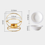Maxbell Oil Melt Tealight Holder Wax Candle Tart for Living Room Table