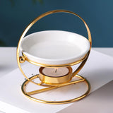Maxbell Oil Melt Tealight Holder Wax Candle Tart for Living Room Table