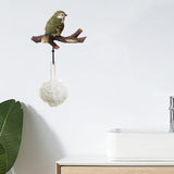 Maxbell Modern Wall Hooks Hanger Key Holder Organizer for Scarfs Restroom Home Decor 12.5cmx18.5cmx5.5cm Green Birds