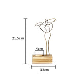 Maxbell Candle Holder Woman Sculpture Candelabra for Banquet Home Decor Aureate