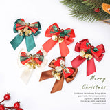 Maxbell 50Pieces Decoration Bow Glitter with Bells Elegant Large for Wedding Xmas