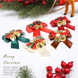 Maxbell 50Pieces Decoration Bow Glitter with Bells Elegant Large for Wedding Xmas