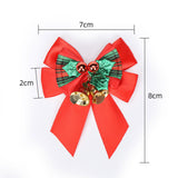 Maxbell 50Pieces Decoration Bow Glitter with Bells Elegant Large for Wedding Xmas