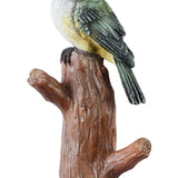 Maxbell Resin Bird Wall Hooks Decorative Clothes Hanger for Bags Bedroom Kitchen Green Bird
