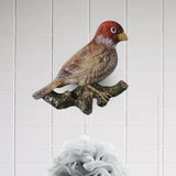 Maxbell Birds On A Branch Hanger Hanging Shower Hat Headset Resin Wall Coat Hook Brown 12.5x4x9cm