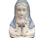 Maxbell Elegant Virgin Mary Sculpture Figurine Light Crafts Lantern Night Light