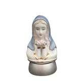 Maxbell Elegant Virgin Mary Sculpture Figurine Light Crafts Lantern Night Light