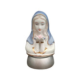 Maxbell Elegant Virgin Mary Sculpture Figurine Light Crafts Lantern Night Light