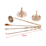 Maxbell 6x Copper Incense Burner Censer Tool Set DIY Incense Shovel Incense Spoon